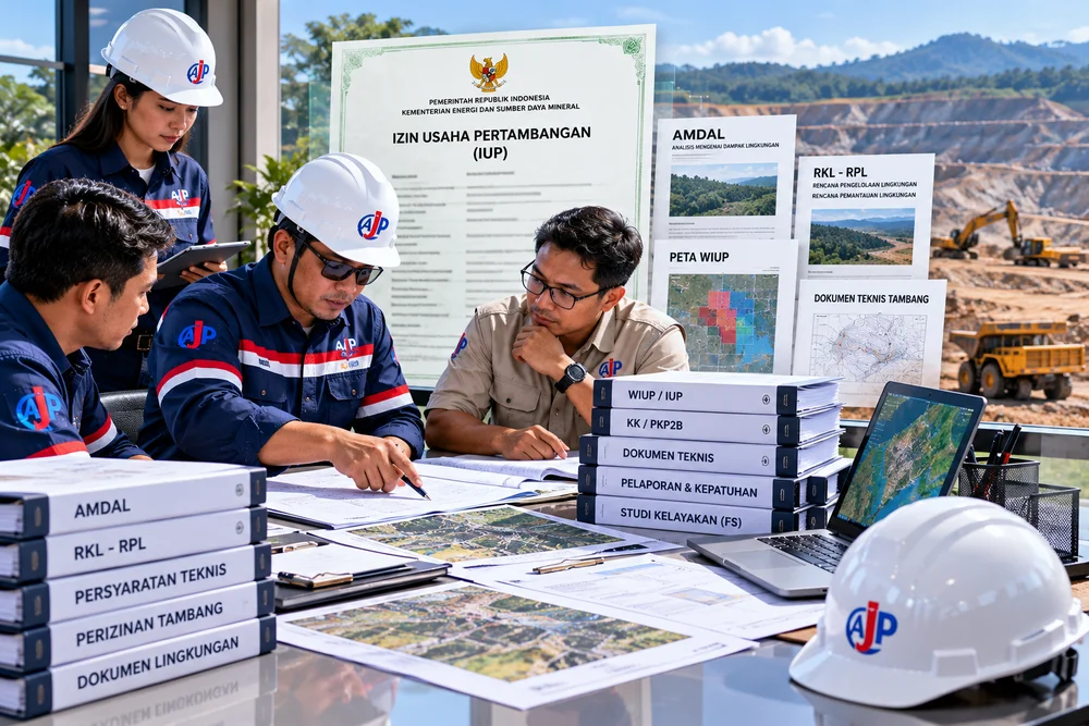 Jasa Perizinan Tambang & Kelengkapan Izin Tambang PT AJP