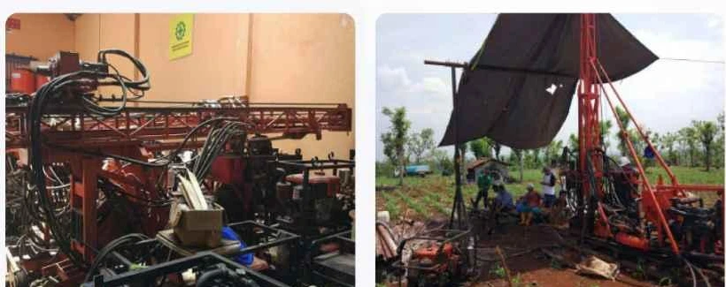 Unit Rig Mesin Bor Jacro Series Eksplorasi Tambang